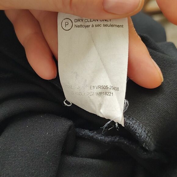 VINCE Women's Black Pull-On Black Leggings {Stitching Down Back Legs} Size M - Picture 6 of 7